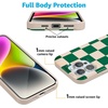 image:imageCasely iPhone 16 Pro Max Case  Be Mine  Tiny Hearts  Compatible with MagSafe  Classic Ultra Slim DesignFit Check  Green Checkerboard