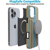 image:imageCasely iPhone 16 Pro Max Case  Be Mine  Tiny Hearts  Compatible with MagSafe  Classic Ultra Slim DesignGo New York  Blue  Orange Stripes