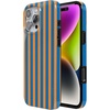 image:imageCasely iPhone 16 Pro Max Case  Be Mine  Tiny Hearts  Compatible with MagSafe  Classic Ultra Slim DesignGo New York  Blue  Orange Stripes