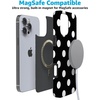 image:imageCasely iPhone 16 Pro Max Case  Be Mine  Tiny Hearts  Compatible with MagSafe  Classic Ultra Slim DesignHigh Contrast  Black Polka Dot