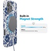 image:imageCasely iPhone 16 Pro Max Case  Be Mine  Tiny Hearts  Compatible with MagSafe  Classic Ultra Slim DesignRose to Fame  Blue  White Rose Floral