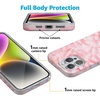 image:imageCasely iPhone 16 Pro Max Case  Be Mine  Tiny Hearts  Compatible with MagSafe  Classic Ultra Slim DesignSealed with a Kiss  Pink Lipstick
