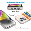 image:imageCasely iPhone 16 Pro Max Case  Be Mine  Tiny Hearts  Compatible with MagSafe  Classic Ultra Slim DesignTotally Groovy  Rainbow Stripes Color Block