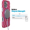 image:imageCasely iPhone 16 Pro Max Case  Be Mine  Tiny Hearts  Compatible with MagSafe  Classic Ultra Slim DesignVibe Check  Pink Checkerboard