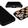image:imageCasely iPhone 16 Pro Max Case  Fit Check  Black amp Brown Checkerboard  Bold Protective Design  MagSafe Compatible Design