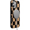 image:imageCasely iPhone 16 Pro Max Case  Fit Check  Black amp Brown Checkerboard  Bold Protective Design  MagSafe Compatible Design