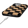 image:imageCasely iPhone 16 Pro Max Case  Fit Check  Black amp Brown Checkerboard  Bold Protective Design  MagSafe Compatible Design