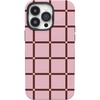 image:imageCasely iPhone 14 Pro Case  Uptown Gridlock  Pink Checkerboard  Bold Protective Design  Compatible with MagSafe