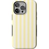 image:imageCasely iPhone 14 Pro Max Case  Butter Yellow Stripes  Sunday Best  Bold Protective Design  Compatible with MagSafe