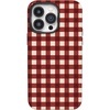 image:imageCasely iPhone 14 Pro Max Case  Checked Twice  Red Plaid  Bold Protective Design  MagSafe Compatible Design
