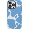 image:imageCasely iPhone 14 Pro Max Case  Current Mood  Light Blue Cow Print  Bold Protective Design  Compatible with MagSafe