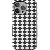 image:imageCasely iPhone 14 Pro Max Case  Harlequin Salem Diamond  Black and White  Bold Protective Design  MagSafe Compatible Design