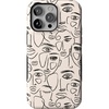 image:imageCasely iPhone 14 Pro Max Case  Were All Human  Minimal Face Art  Bold Protective Design  Compatible with MagSafe