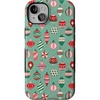 image:imageCasely iPhone 15 Case  All Decked Out  Festive Ornaments  Bold Protective Design  MagSafe Compatible Design