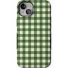 image:imageCasely iPhone 15 Case  Checked Twice  Green Plaid  Bold Protective Design  MagSafe Compatible Design