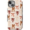 image:imageCasely iPhone 15 Case  Fall Girlie  Pumpkin Spice Bows  Bold Protective Design  MagSafe Compatible Design