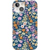 image:imageCasely iPhone 15 Case  Full Bloom  Navy Floral  Compatible with MagSafe  Classic Ultra Slim Design
