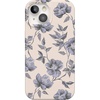 image:imageCasely iPhone 15 Case  Ink amp Iris  Vintage Floral  Compatible with MagSafe  Classic Ultra Slim Design