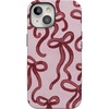 image:imageCasely iPhone 15 Case  Love Me Knot  Mauve Bow  Bold Protective Design  MagSafe Compatible Design