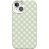 image:imageCasely iPhone 15 Case  Mint Lattice  Sunday Best  Compatible with MagSafe  Classic Ultra Slim Design