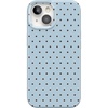 image:imageCasely iPhone 15 Case  On the Dot  Blue amp Brown Polka Dot  Compatible with MagSafe  Classic Ultra Slim Design