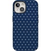 image:imageCasely iPhone 15 Case  On the Dot  Navy Polka Dot  Bold Protective Design  Compatible with MagSafe