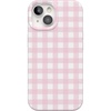 image:imageCasely iPhone 15 Case  Pink Plaid  Sunday Best  Compatible with MagSafe  Classic Ultra Slim Design
