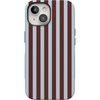 image:imageCasely iPhone 15 Case  Sunday in Brooklyn  Chocolate Blue Stripes  Bold Protective Design  Compatible with MagSafe