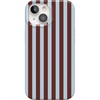 image:imageCasely iPhone 15 Case  Sunday in Brooklyn  Chocolate Blue Stripes  Compatible with MagSafe  Classic Ultra Slim Design