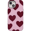 image:imageCasely iPhone 15 Case  Whole Lotta Love  Plum Hearts  Bold Protective Design  MagSafe Compatible Design