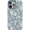 image:imageCasely iPhone 15 Pro Case  Afternoon Tea  Blue Floral  Bold Protective Design  Compatible with MagSafe