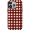 image:imageCasely iPhone 15 Pro Case  Checked Twice  Red Plaid  Bold Protective Design  MagSafe Compatible Design