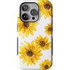 image:imageCasely iPhone 15 Pro Case  Golden Garden  Yellow Sunflower  Bold Protective Design  Compatible with MagSafe