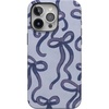 image:imageCasely iPhone 15 Pro Case  Love Me Knot  Blue Bow  Bold Protective Design  MagSafe Compatible Design
