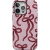 image:imageCasely iPhone 15 Pro Case  Love Me Knot  Mauve Bow  Bold Protective Design  MagSafe Compatible Design