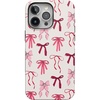 image:imageCasely iPhone 15 Pro Case  Lover Girlie  Pink Bows  Bold Protective Design  Compatible with MagSafe