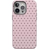 image:imageCasely iPhone 15 Pro Case  On the Dot  Pink amp Brown Polka Dot  Bold Protective Design  Compatible with MagSafe