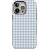 image:imageCasely iPhone 15 Pro Case  Pastel Picnic  Blue Gingham  Bold Protective Design  Compatible with MagSafe