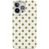 image:imageCasely iPhone 15 Pro Case  Spotted in SoHo  Green Polka Dot  Compatible with MagSafe  Classic Ultra Thin Design