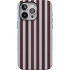 image:imageCasely iPhone 15 Pro Case  Sunday in Brooklyn  Chocolate Blue Stripes  Bold Protective Design  Compatible with MagSafe