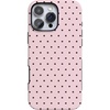 image:imageCasely iPhone 16 Pro Case  On the Dot  Pink amp Brown Polka Dot  Bold Protective Design  Compatible with MagSafe