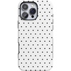 image:imageCasely iPhone 16 Pro Case  On the Dot  White Polka Dot  Bold Protective Design  Compatible with MagSafe