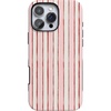 image:imageCasely iPhone 16 Pro Case  Pretty in Pastel  Blush Stripes  Bold Protective Design  MagSafe Compatible Design