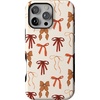 image:imageCasely iPhone 16 Pro Max Case  Fall Girlie  Pumpkin Spice Bows  Bold Protective Design  MagSafe Compatible Design