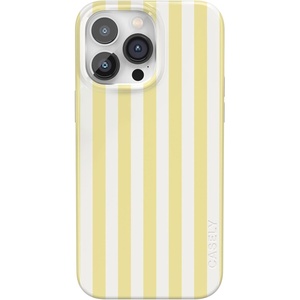 image:imageCasely iPhone 14 Pro Max Case  Butter Yellow Stripes  Sunday Best  Compatible with MagSafe  Classic Ultra Thin Design
