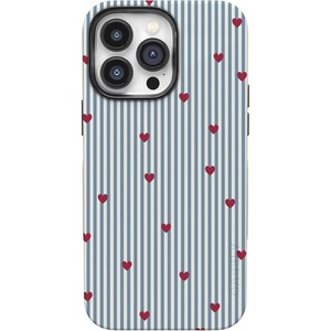 image:imageCasely iPhone 14 Pro Max Case  Love Lines  Blue Stripes  Bold Protective Design  MagSafe Compatible Design