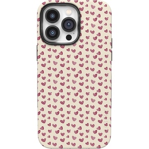 image:imageCasely iPhone 14 Pro Max Case  Lovebug  Mauve Hearts  Bold Protective Design  MagSafe Compatible Design