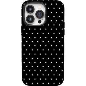 image:imageCasely iPhone 14 Pro Max Case  On the Dot  Black Polka Dot  Bold Protective Design  Compatible with MagSafe
