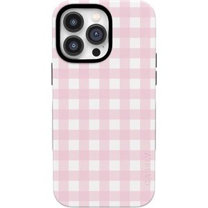 image:imageCasely iPhone 14 Pro Max Case  Pink Plaid  Sunday Best  Bold Protective Design  Compatible with MagSafe