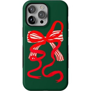 image:imageCasely iPhone 14 Pro Max Case  Santas Favorite  Holiday Bow  Bold Protective Design  MagSafe Compatible Design